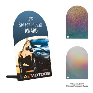 Acrylic Award - Arch Rectangle 5in