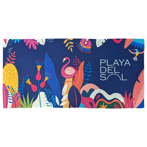 30in x 60in  Sand-Free Waffle Beach Towel - Poly