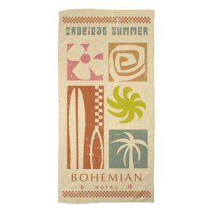 30in x 60in  Velour Beach Towel - Poly