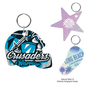 Acrylic Key Tag - Custom Shape 6in