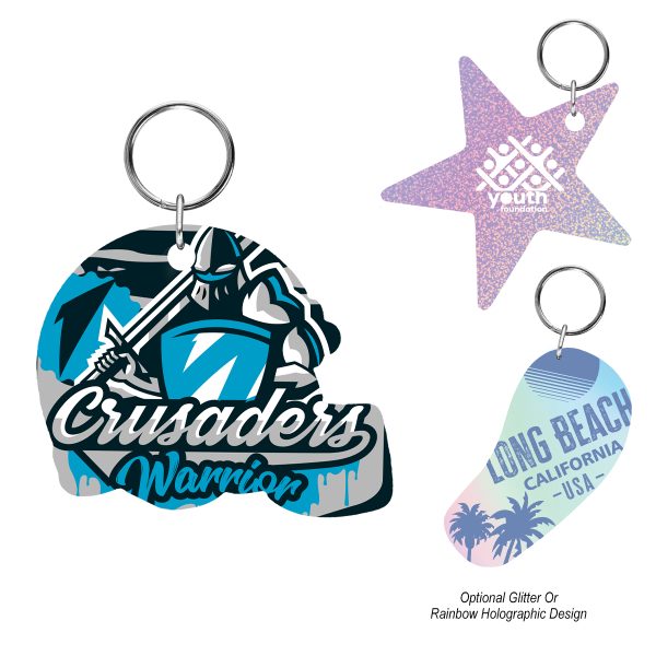 Acrylic Key Tag - Custom Shape 6in
