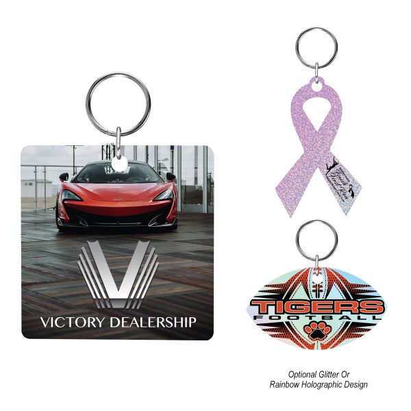 Acrylic Key Tag - Custom Shape 4in