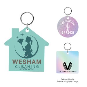 Acrylic Key Tag - Custom Shape 2in