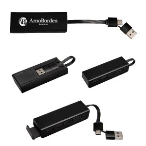 rABS Type-C & USB Hub With Phone Stand