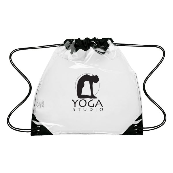 Touchdown Clear EVA Drawstring Backpack