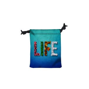 5in x 6in  Polyester Drawstring Bag