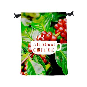 9in W x 12in H Polyester Drawstring Bag