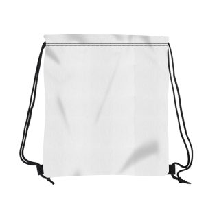 16in W x 18in H Polyester Drawstring Backpack