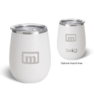 14 Oz. Swig Life Golf Stainless Steel Stemless Wine Tumbler