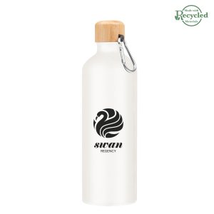 25 Oz. Aluminum Tundra Bike Bottle With Bamboo Lid