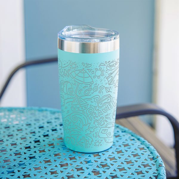 20 Oz. Full Laser Two-Tone Himalayan Tumbler