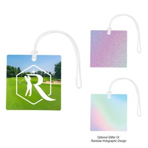 Acrylic Bag Tag - 4in Square