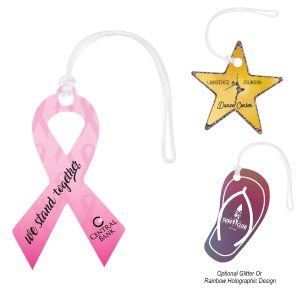 Acrylic Bag Tag - Custom Shapes 9in