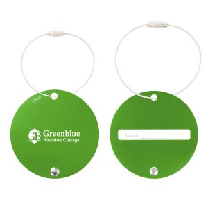 Jet Setter Aluminum Luggage Tag